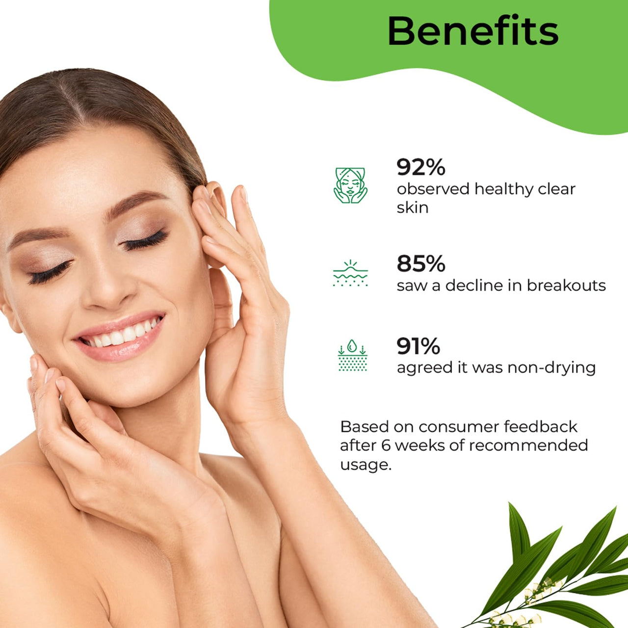 Pilgrim 1% Salicylic Acid Gel Face Wash 100 ml | Gel Face Wash with CICA & Tea Tree For Men & Women, for Oily skin, Acne Prone Skin, Non Drying Cleanser for Face