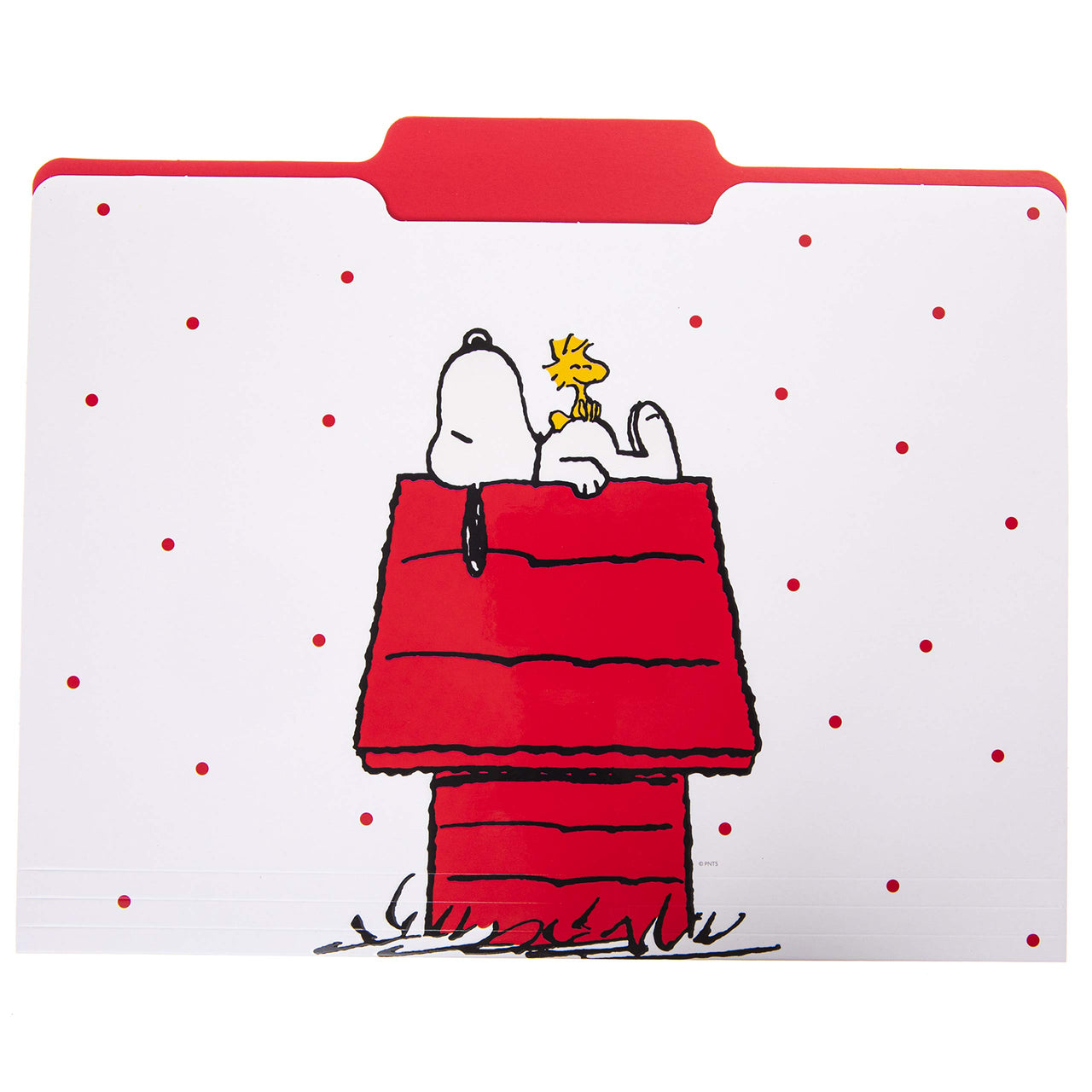 Graphique "Snoopy" File Folder Set – File Set Includes 9 Folders and 3 Unique Go-Getter Designs, Embellished w/Gold Foil on Durable Triple-Scored Coated Cardstock Snoopy