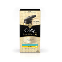 Olay Total Effects Anti Ageing Skin Cream (Moisturizer)| Fights 7 Signs of Ageing | With Niacinamide and Green Tea Extracts | Normal, Oily, Dry, Combination Skin | 50g (Gentle SPF15)