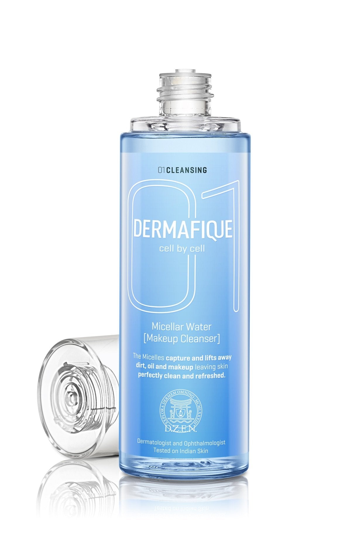 Dermafique Vitality Flash Facial Cleanser, 100ml And Dermafique Micellar Water Makeup Cleanser, Blue, 150ml