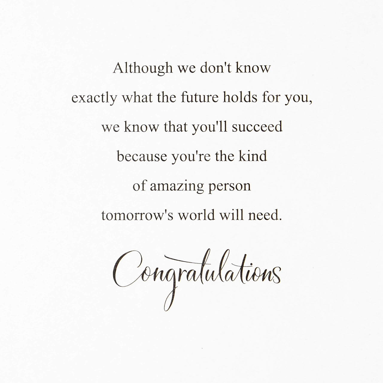 Hallmark Graduation Card from Both of Us (So Proud of You) So Proud of You Graduate