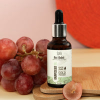 Nat Habit Cold Pressed 100% Pure Oil for Skin & Hair | Fresh from our Ayurvedic Kitchen, Zero Preservatives | Body Massage Oil, Hair Oil (Grapeseed Oil, 30ml)