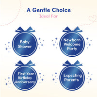 Chicco Baby Moments Delight Gift Pack Beige, Ideal Baby Gift Sets for Baby Shower, Newborn Gifting, New Parents, Birthdays, New Advanced Formula with 0% Phenoxyethanol, 0m+ (8 Items)