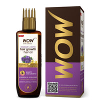 WOW Skin Science Rosemary with Biotin Hair Growth Oil | Stimulates New Hair Growth | Controls Hair Fall & Reduces Hair Breakage | Gives Healthy Hair