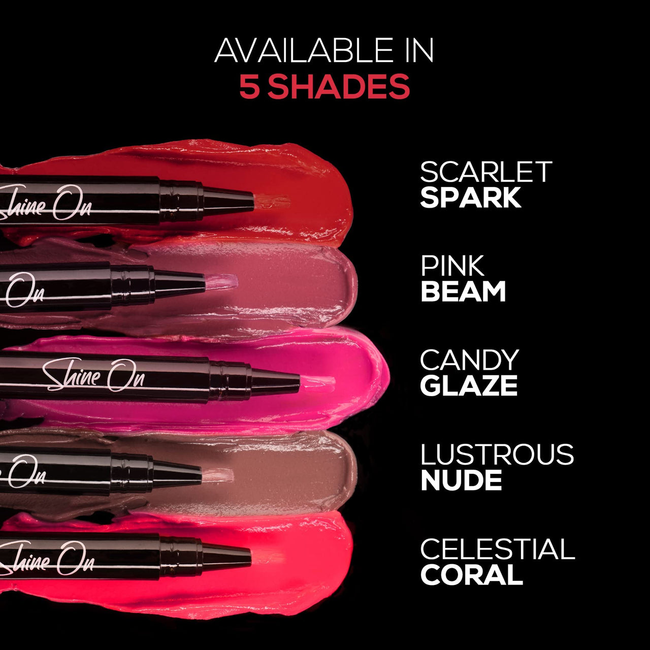 RENEE Shine On Lip Lacquer Scarlet Spark 1.8Ml| Long Lasting, Lightweight, Non Drying & Non Sticky| High Glossy, Intense Color & Glassy Shine & Madness Ph High-Glossy Lipstick 3Gm