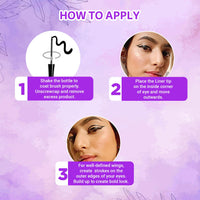 Iba Long Stay Liquid Eyeliner, Jet Black, 6.5ml | Waterproof, Smudge Proof | Halal Certified & Vegan Makeup