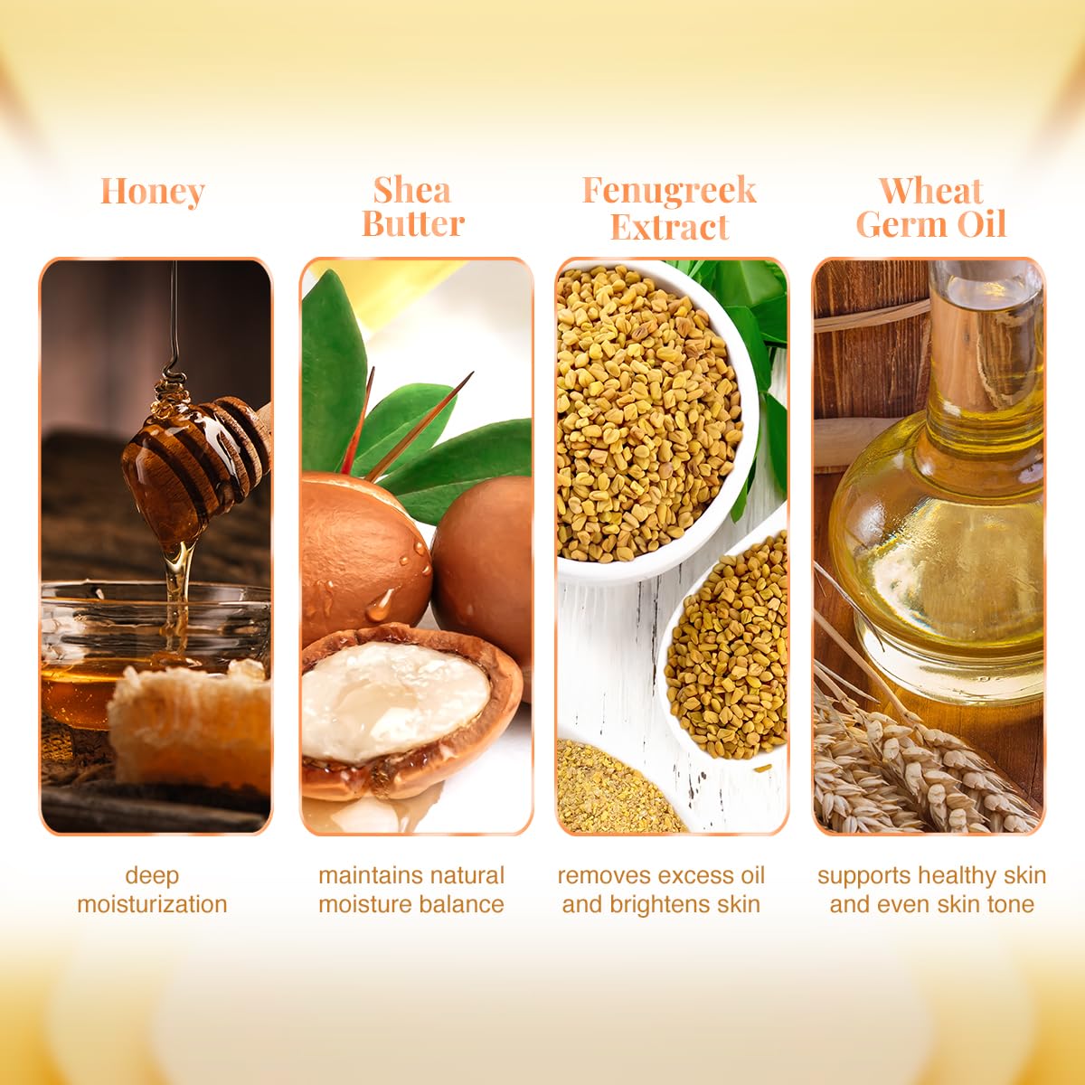 VLCC Honey Moisturiser - 100g - Non-Greasy, Deep Moisturization and Lightweight with Honey, Shea Butter, Fenugreek Extract & Wheat Germ Oil | Normal to Dry Skin