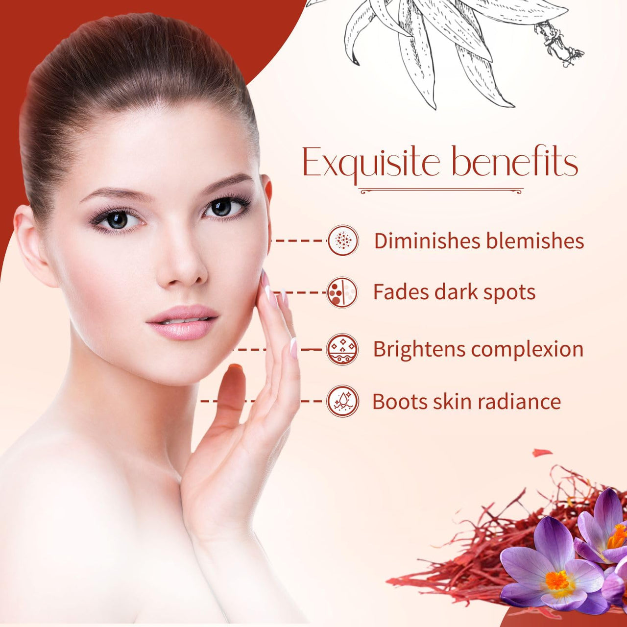 Ayouthveda Kunkumadi Face Mask | Infused with Kumkumadi Taila, Sandalwood, Turmeric & Finest Kashmiri Saffron | Helps to Tighten Pores & Boost Skin Radiance (Pack Of 1-50gm)