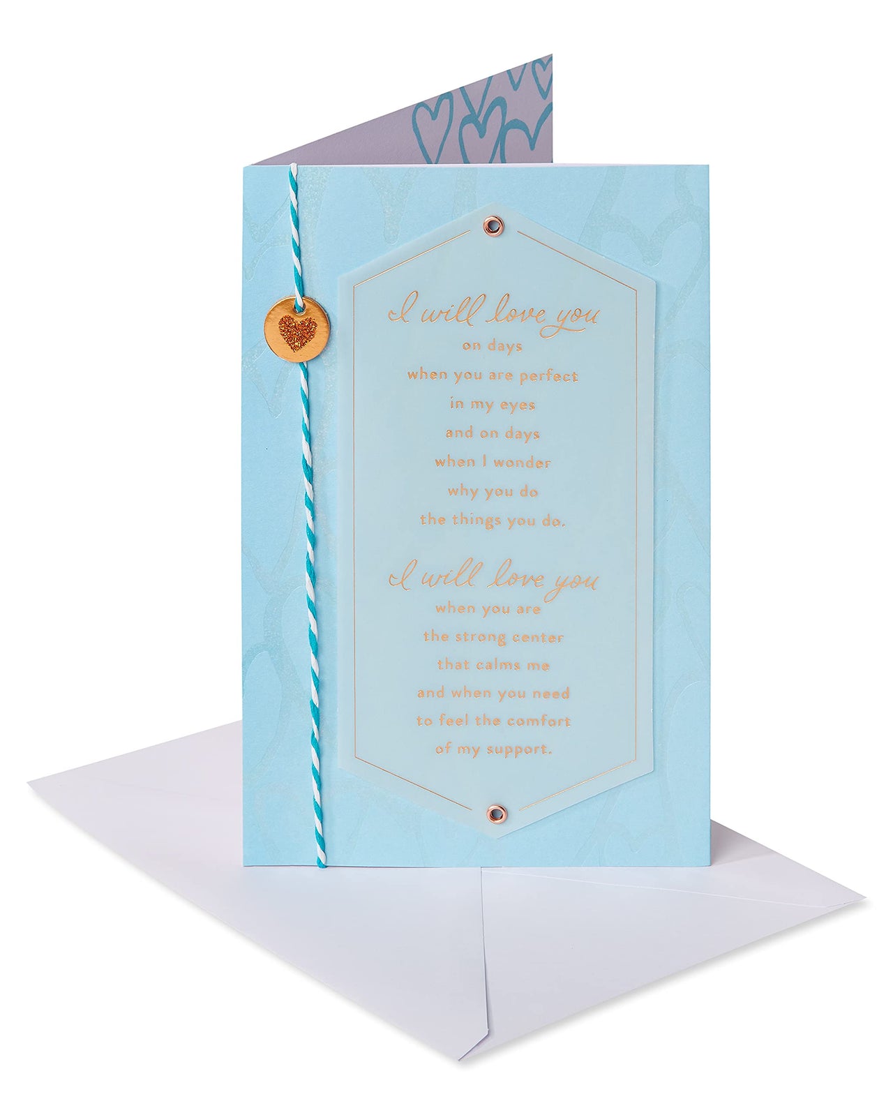 American Greetings Romantic Birthday Card (I Will Love You) I Will Love You