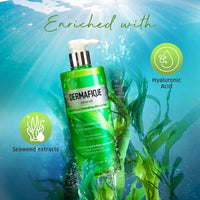 Dermafique Aqua Cloud Hydrating Shower Gel – 500ml, Body Wash for Women & Men, No Parabens/SLS/SLES,with Seaweed Extracts & Hyaluronic Acid, Suitable for Sensitive - Normal Skin | Dermatologist Tested