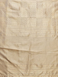 Satrani Women's Jacquard Poly Silk Saree With Unstitched Blouse Piece