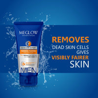 Meglow Men & Women Skin care Combo Pack of 4- Men & Women Skin brigehtening Cream 30g Each|Men's & Women's Instant glow Facewash 70g Each |For Smooth, Clean & Radiant Skin