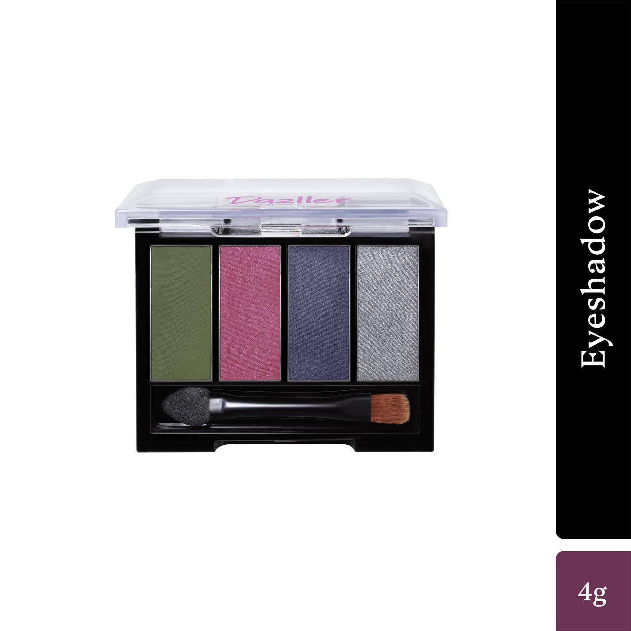 DAZLLER Mystical Magic Eyeshadow Palette Powder - Mini, 4G, D4-Es8, Lightweight, Even Blending, Rich Pigments, Vibrant Hues, Multicolor, Shimmery Finish