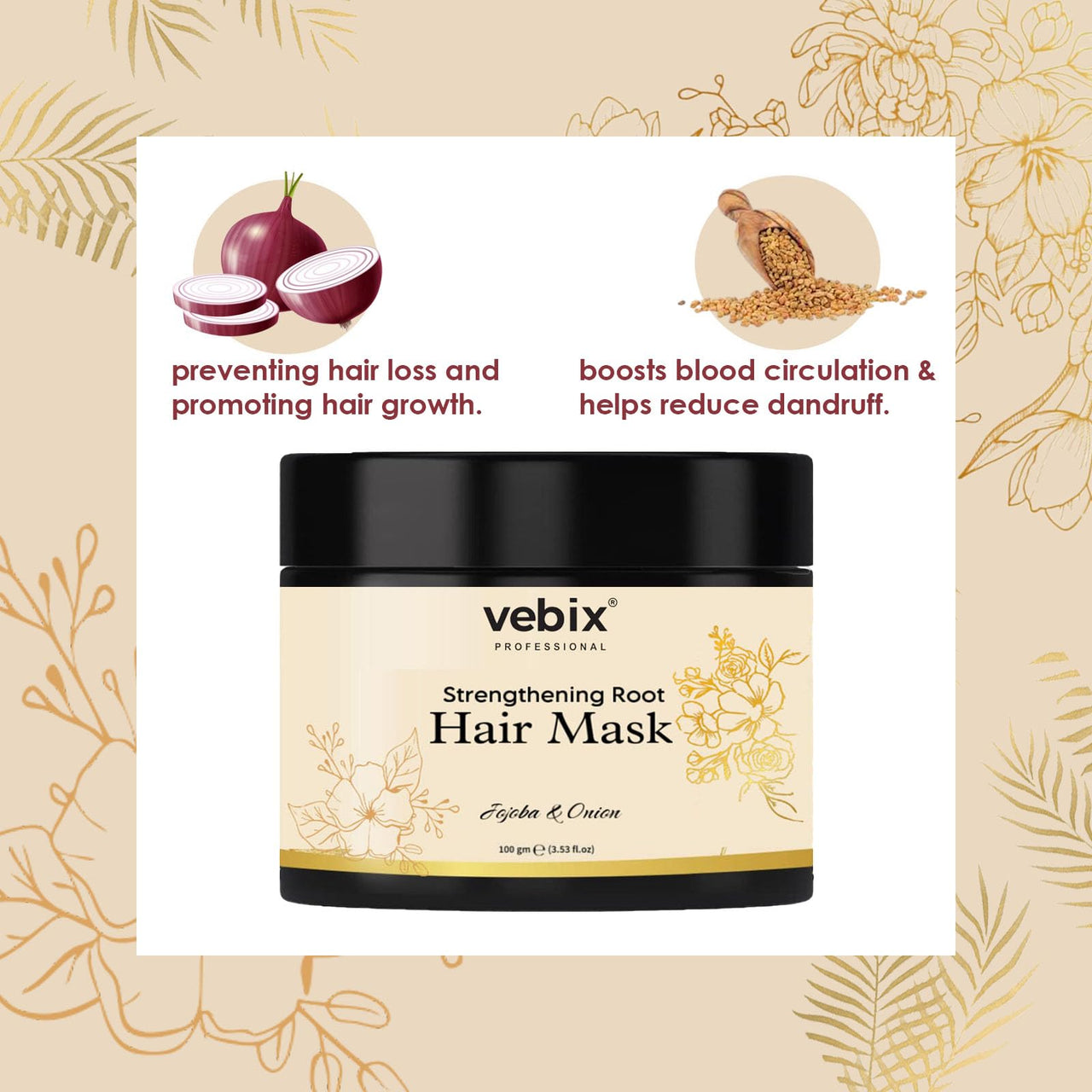 VebixProfessional Customized Regimen -Full Kit- Lotus AntiHairfall Shampoo & Neem Oil + Hair Glow Serum + Onion Hair Mask + Hair Booster Serum & Kumkuma Face Brightening Oil -10.82 Fl.oz (Dry Scalp)