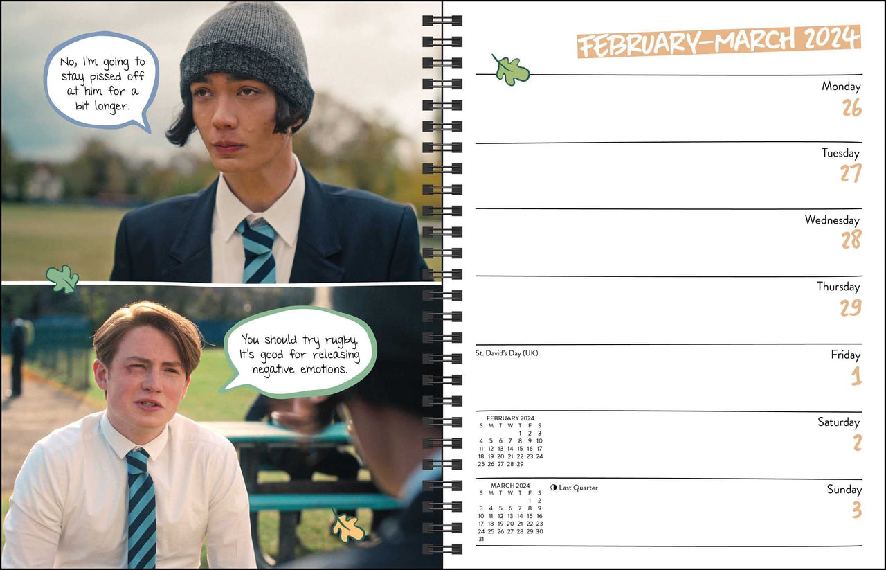 Heartstopper 16-Month 2023–2024 Weekly/Monthly Planner Calendar with Bonus Stickers