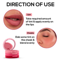 RENEE Glam Stack 3-In-1 Lip & Cheek Tint - Pink 4.5g - 3 Shades in 1, Rich Creamy Natural Seamless Finish, Smooth & Blendable Formula - Travel Friendly, Quick & Easy to Use