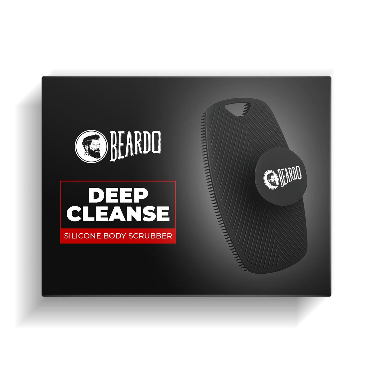 Beardo Silicone Body Scrubber Bath Brush for Men | Cleanses, Exfoliates & Removes Dead Skin | Super Soft Silicone Bristles | Lathers Well | Ergonomic No-Slip Handle, Body Scrubber for Men