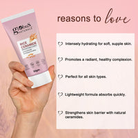 Globus Naturals Rice Ceramide Revival Face Cream, Enriched with Sunflower & Coffee, Ayurvedic Formula, Paraben Free, Gentle & Mild, Suitable For All Skin Types, 50 gm (Pack of 3)