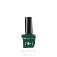 FACESCANADA Splash Nail Enamel, Tropical Green 59, 8 Ml And Faces Glossy Finish Splash Nail Enamel, Hot Paprika 63, 8 Ml