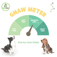 Nature Gnaws Cheese Bar Chews for Dogs – Natural Lasting Hard Chew Treats - Rawhide Free Dog Bones - Yak Alternative 4 Count Chicken & Apple