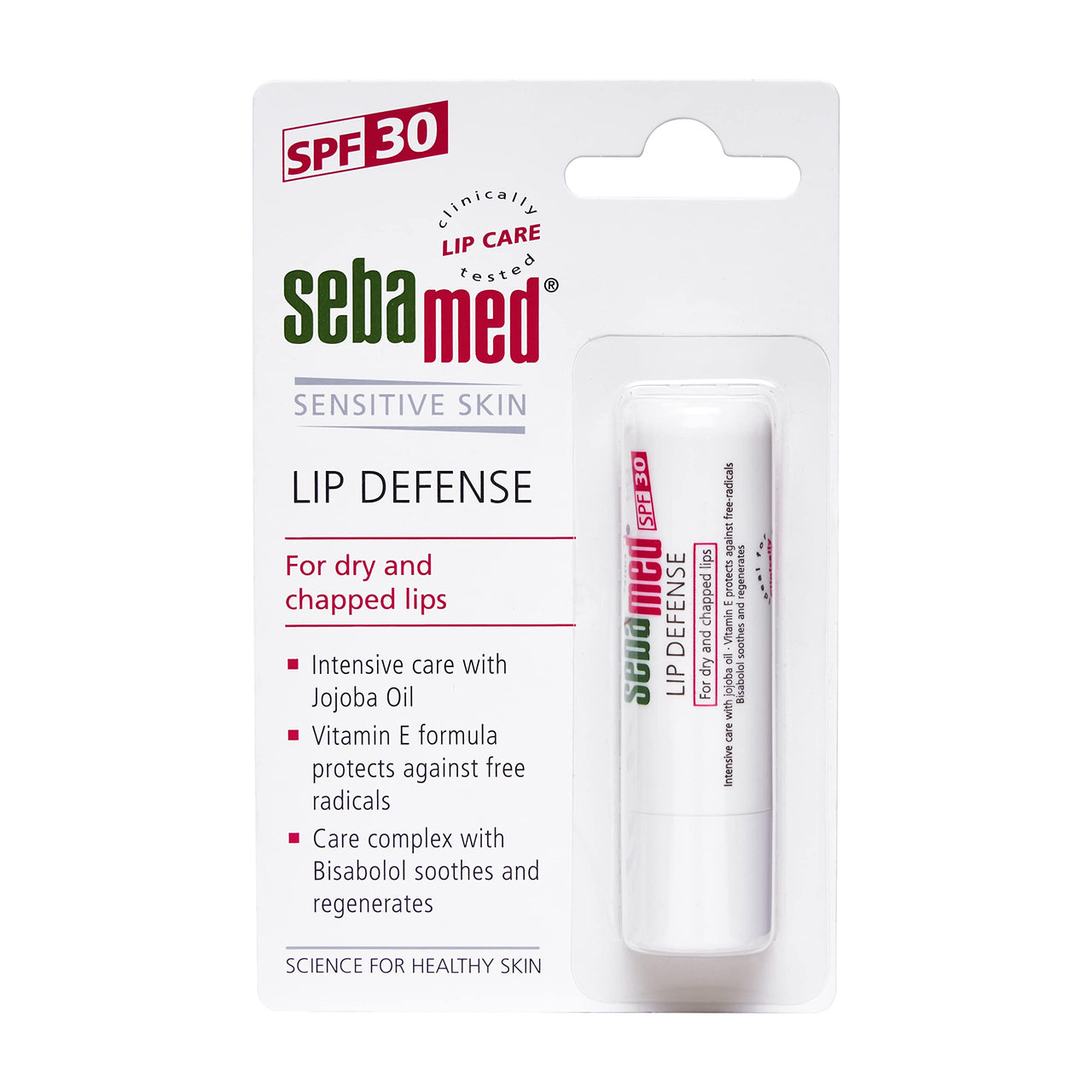 SebaMed Anti-Hairloss Shampoo, 200ml & SebaMed SPF 30 Lip Defense Stick, 4.8g