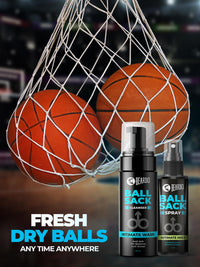 Beardo Ball Sack Intimate Wash For Men, 100ml | Prevent Odour, Itch, Sweating | No Dryness No Irritation | PH Balance Intimate Foaming Cleanser For Men