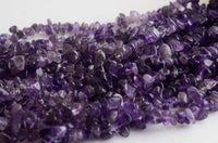 Natural Chip Stone Beads Amethyst 5-8mm About 400 Pieces Irregular Gemstones Healing Crystal Loose Rocks Bead Hole Drilled DIY for Bracelet Jewelry Making Crafting (5-8mm, Amethyst)