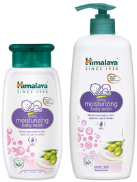Himalaya Extra Moisturizing Baby Wash, 400 Ml&Baby Care Extra Moisturizing Baby Wash, 200Ml