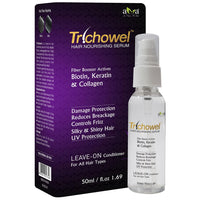 Vegetal Trichowel Hair Nourishing Serum 50ml, Strengthens Repair Nourishes for All Hair Types UV Protection