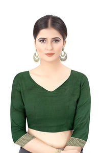 SILK LAND Women's  Woven Kanjeevaram Silk Saree With Unstitched Blouse Piece, (SZWVKJ-144N)