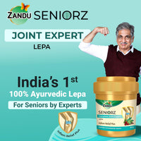 Zandu Seniorz Complete Joint Expert Lepa, 90g, Helps reduce muscular & joint pain, Increase Joint Flexibility & Reduce Joint Stiffness, 100% Ayurvedic & Natural Balm