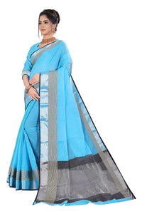Amazon Brand - Anarva Soft Heavy & Cotton Silk Sarees for women, Beautiful saree free size with unstitched Blouse Piece