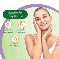 DR.RASHEL Aloe Vera Face Wash Enriched with Goodness of Pure Aloe Vera & Vitamin C with No Parabens, SLS, Silicones & Colour (100 ml)