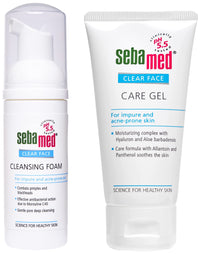Sebamed Clear Face Care Gel, 50ml & Sebamed Clear Face Foam, 50ml