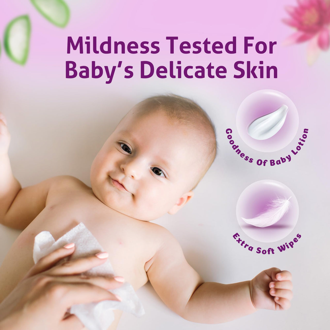 Himalaya Gentle Baby Wipes (24 Wipes)