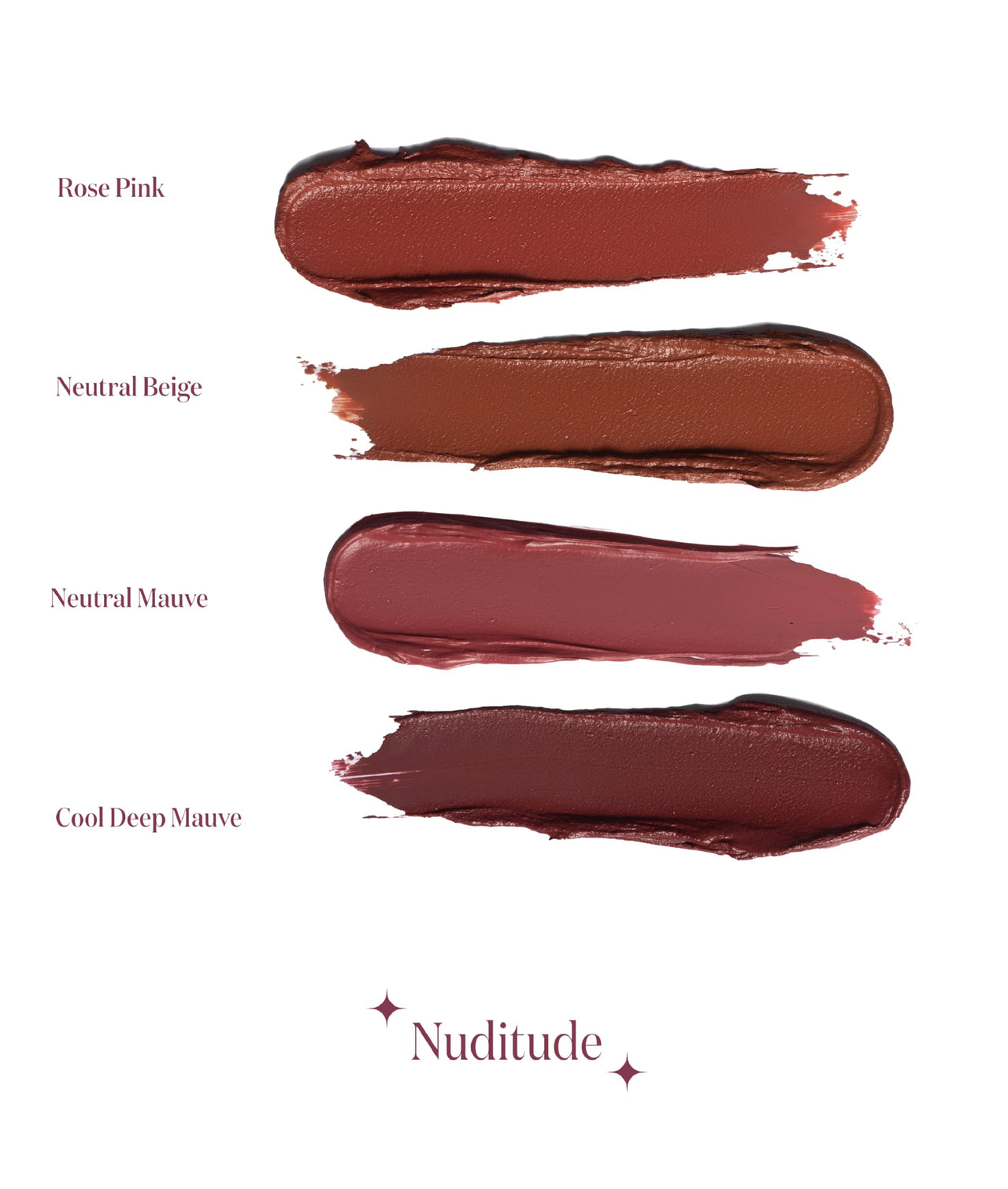 Gush 4 in 1 Matte Liquid Lipstick | Waterproof and Smudge proof | Non Sticky & Non Drying | Highly Pigmented | Infused with Shea butter and Jojoba oil to prevent dryness (8.4 ml) (Dark Nude)