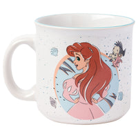 Silver Buffalo Disney Princess Ariel Back View Ceramic Camper Mug, 20 Ounces