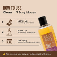 Yaan Man Combat Ready Body Wash 200g (Face & Body Wash)