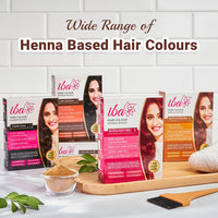Iba Hair Colour for Women - Dark Brown, 70g | 100% Pure Henna Based Powder Sachet | Natural Hair Colour & Long Lasting with Conditioning Formula | Reduced Hair Fall & Hair Damage | Shine & Nourish Hair | Free from Ammonia and Other Harmful Chemicals | Her
