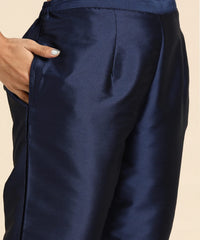 LookMark Womens Art Silk Kurta and Pant Set with Dupatta