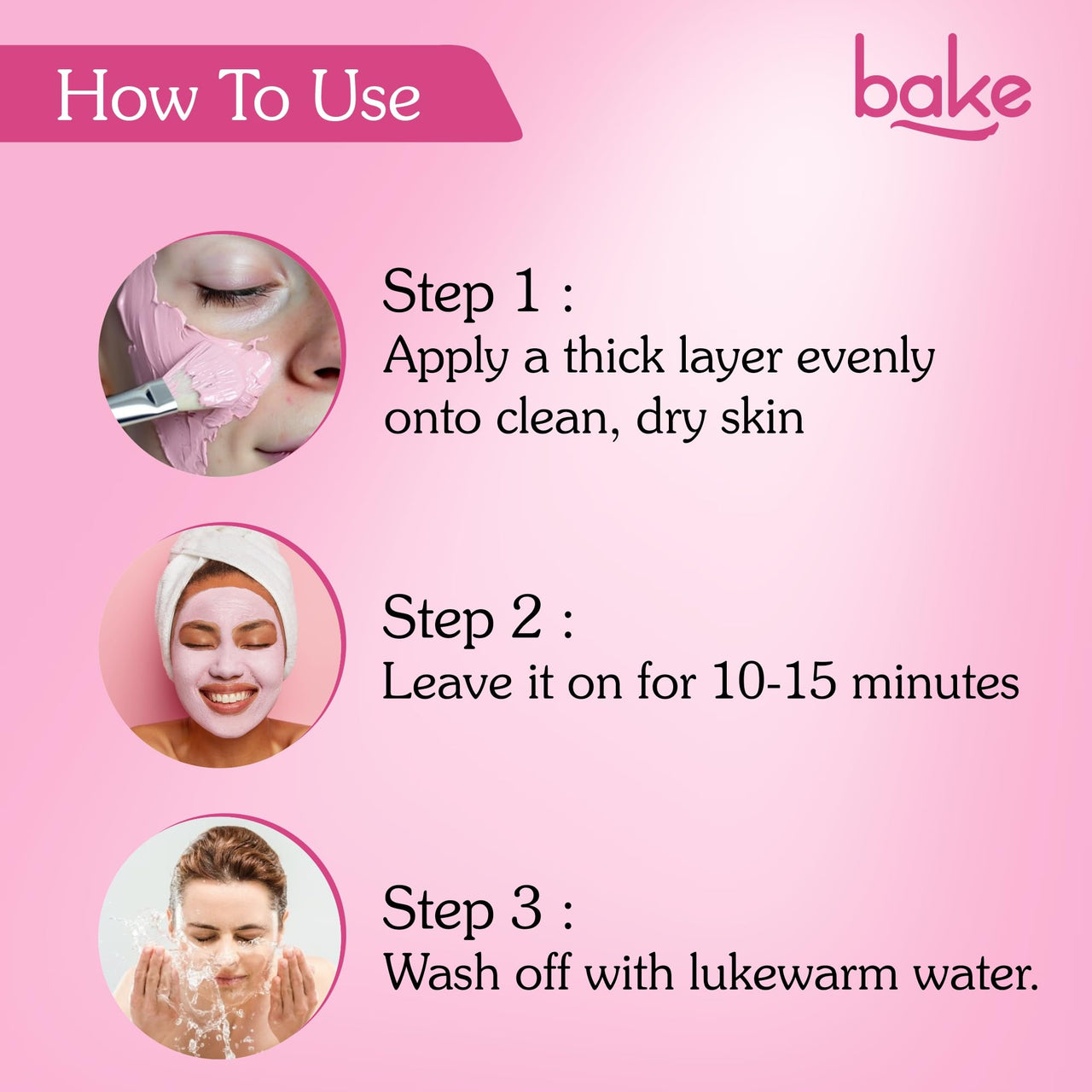 BAKE Anti Pigmentation Clay Mask with 2% Alpha Arbutin for Pigmentation, Dark Spots & Circles, Tan Removal | Anti Pigmentation Kaolin Clay Mask For Skin Brightening & Glowing | For Men & Women | 100g