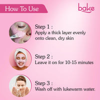 BAKE Anti Pigmentation Clay Mask with 2% Alpha Arbutin for Pigmentation, Dark Spots & Circles, Tan Removal | Anti Pigmentation Kaolin Clay Mask For Skin Brightening & Glowing | For Men & Women | 100g