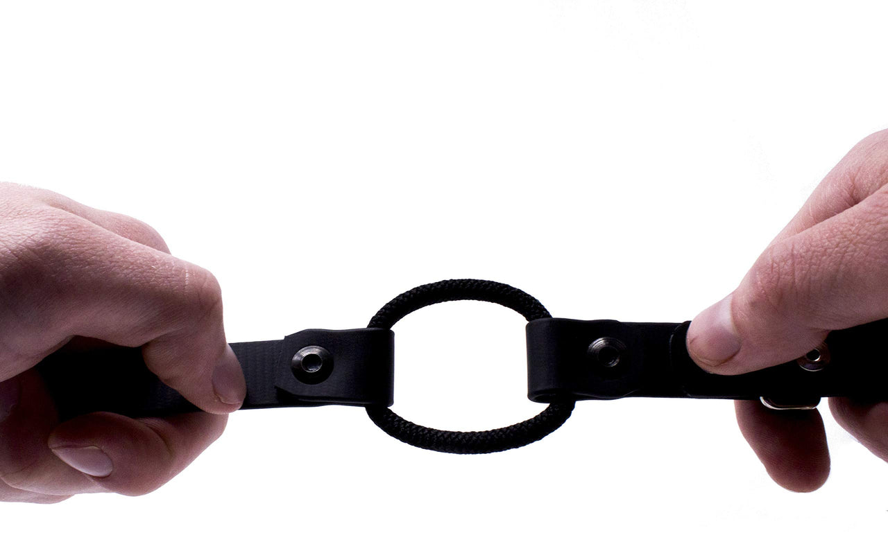 Educator Quick Snap Bungee Dog Collar, Biothane, Waterproof, Odorproof, Easy Connect and Disconnect Clasp and D Ring with Comfort Bungee Loop, Adjustable for Custom Fit, 3/4-Inch, Black 3/4" Wide Fits 300, 400, 500, 900 Series