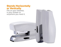 Bostitch Office 20 Sheet Stapler (Include 210 Staples), Small Stapler Size, Fits into The Palm of Your Hand, White (KT-B150-WHITE)