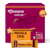 Chaayos Instant Tea Premix - Regular Sugar - Masala Flavour (15 Sachets)