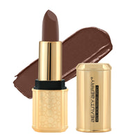 Beauty Berry Bold Babe Non-Transfer Matte Lipstick | Highly Pigmented, Lightweight, Smudge Proof & Waterproof Lipstick | Single Swipe Application, Long Lasting Lipstick for Women (Cappuccino)