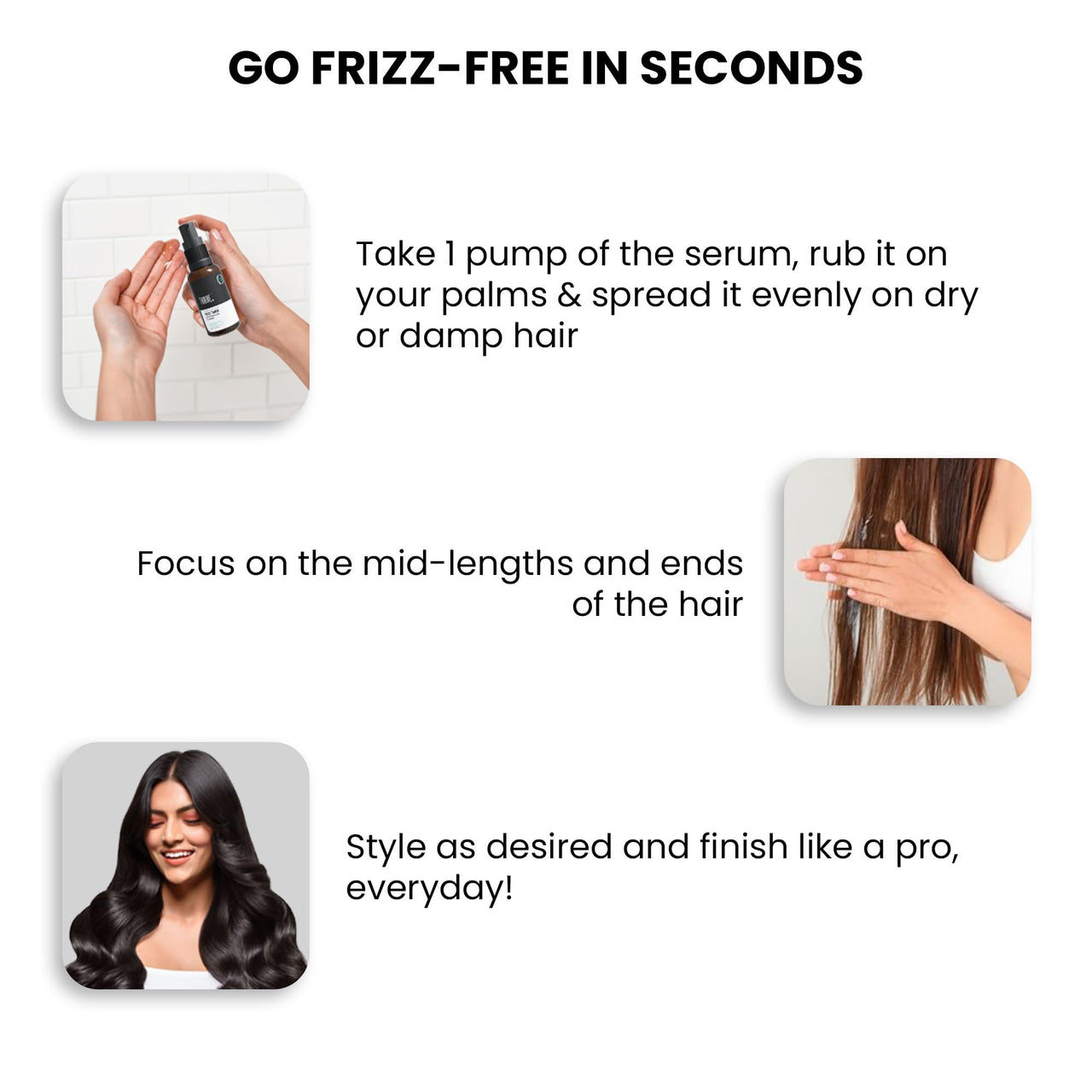 ThriveCo Pro Hair Styling Kit - HEAT PROTECTOR HAIR SPRAY (150ml) + Frizz Tamer (xxml)| With Up To 480°F Heat Protection | 12+ HOURS SHINE | Instantly Reduces Frizz & Flyaways