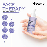 Twasa 0.8% Retinol Serum For Face Anti Aging With Bakuchiol | Retinol Night Serum For Beginners | Reduce Fine Lines & Wrinkles, Boost Collagen | Men & Women | All Skin Types (30 ml)