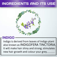 INDUS VALLEY 100% Organic Indigo Leaf Powder Jar with Henna Leaf Powder Jar - (400g+500g=900g)