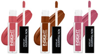 INSIGHT Non Transfer Lip Color, 4ml (01 Joyfull), Molten Pink (Matte), Toffee Cream